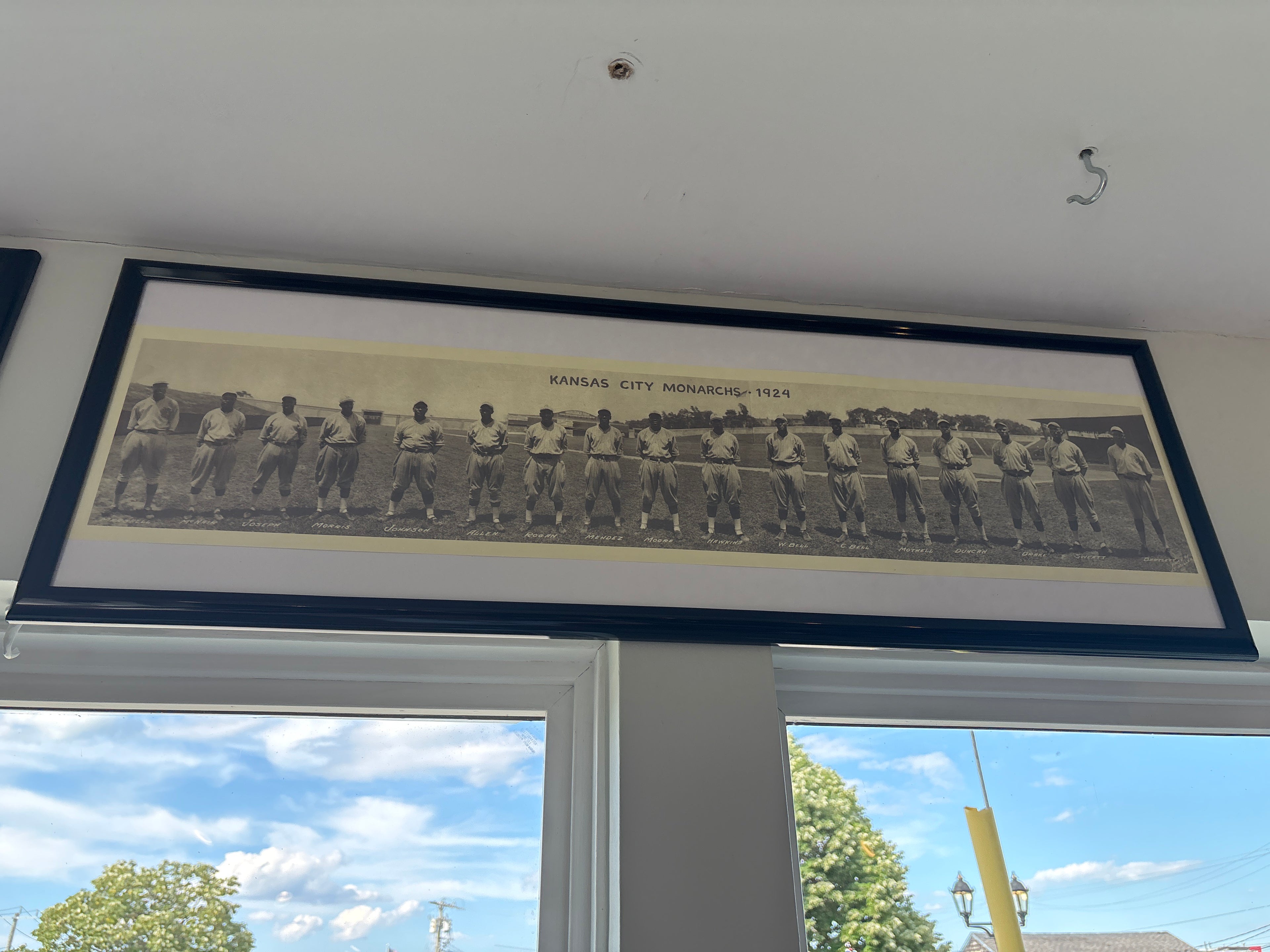 Negro Team Framed Photo