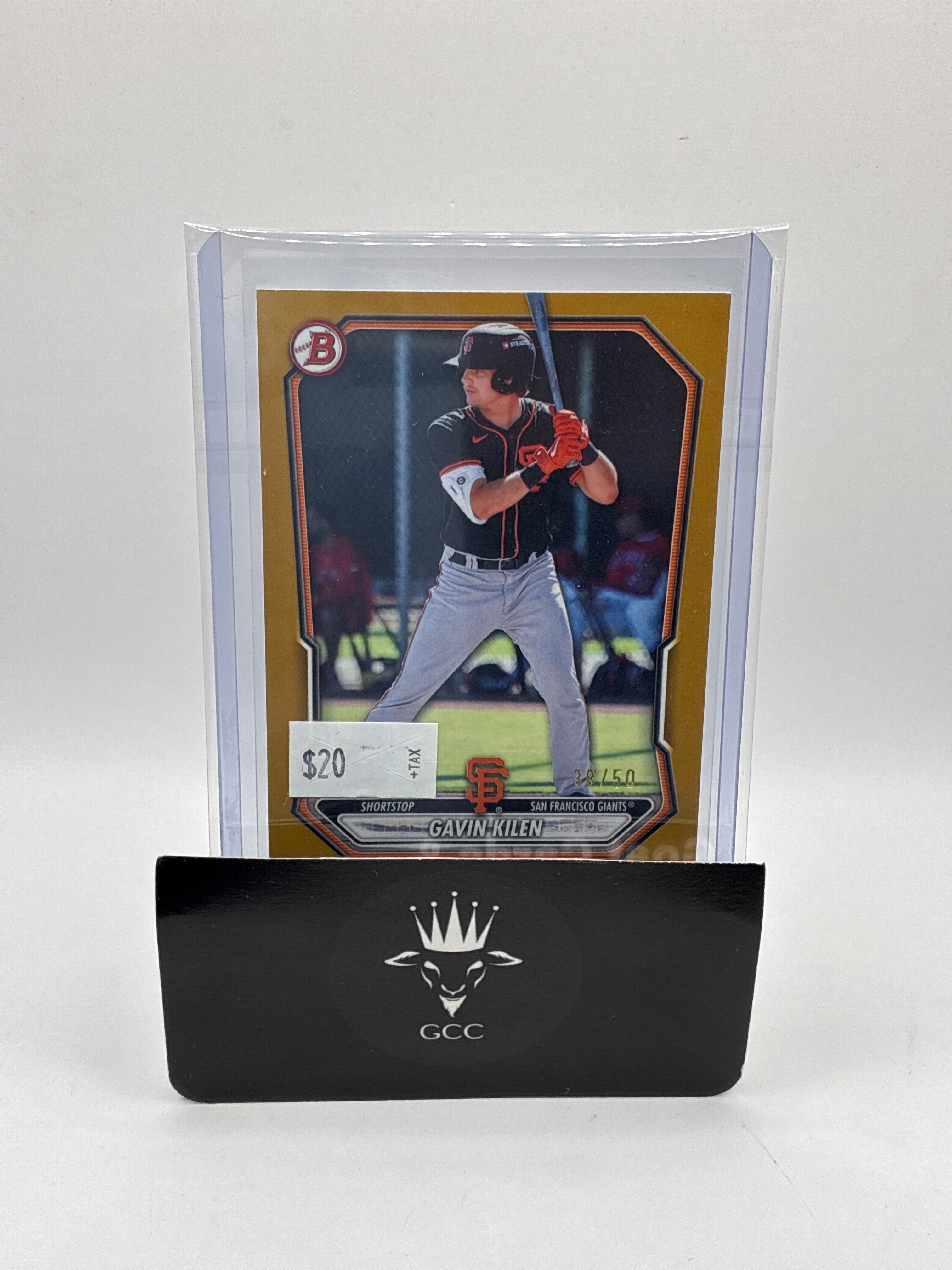 2025 Bowman Draft Gavin Kilen Gold 38/50