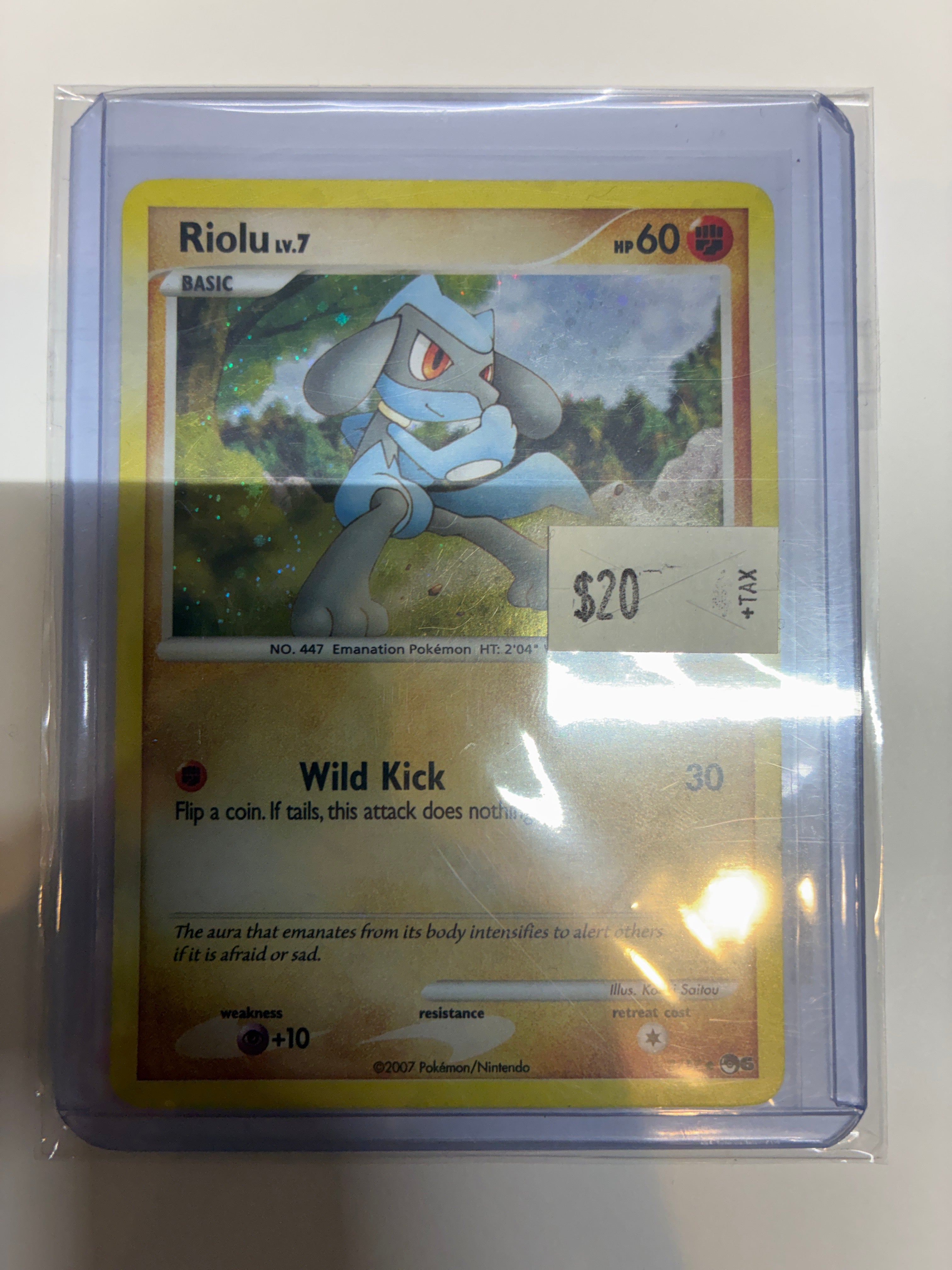 Riolu 008/017 Pop Series 6 Holo