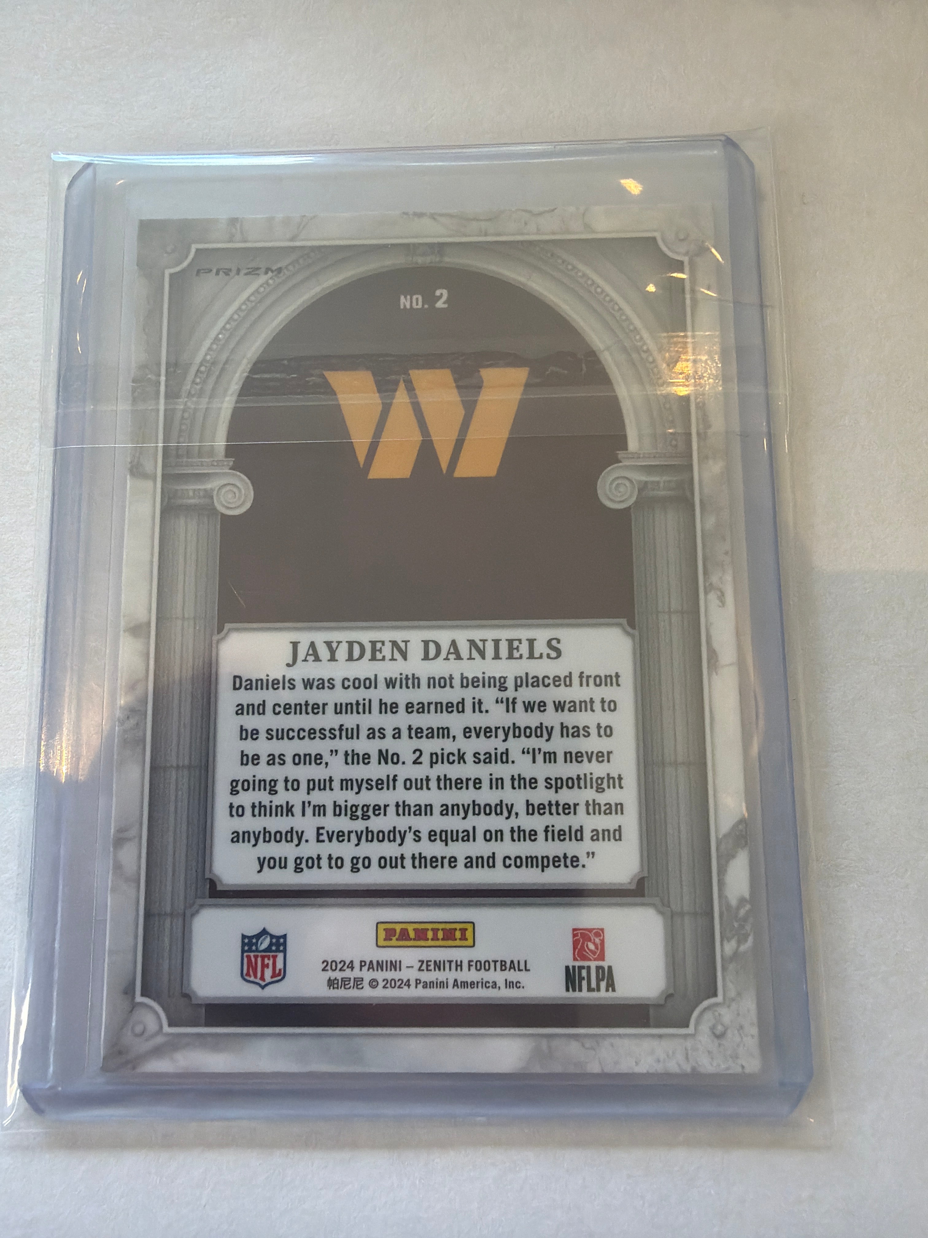 2024 Zenith Marquee Jayden Daniels