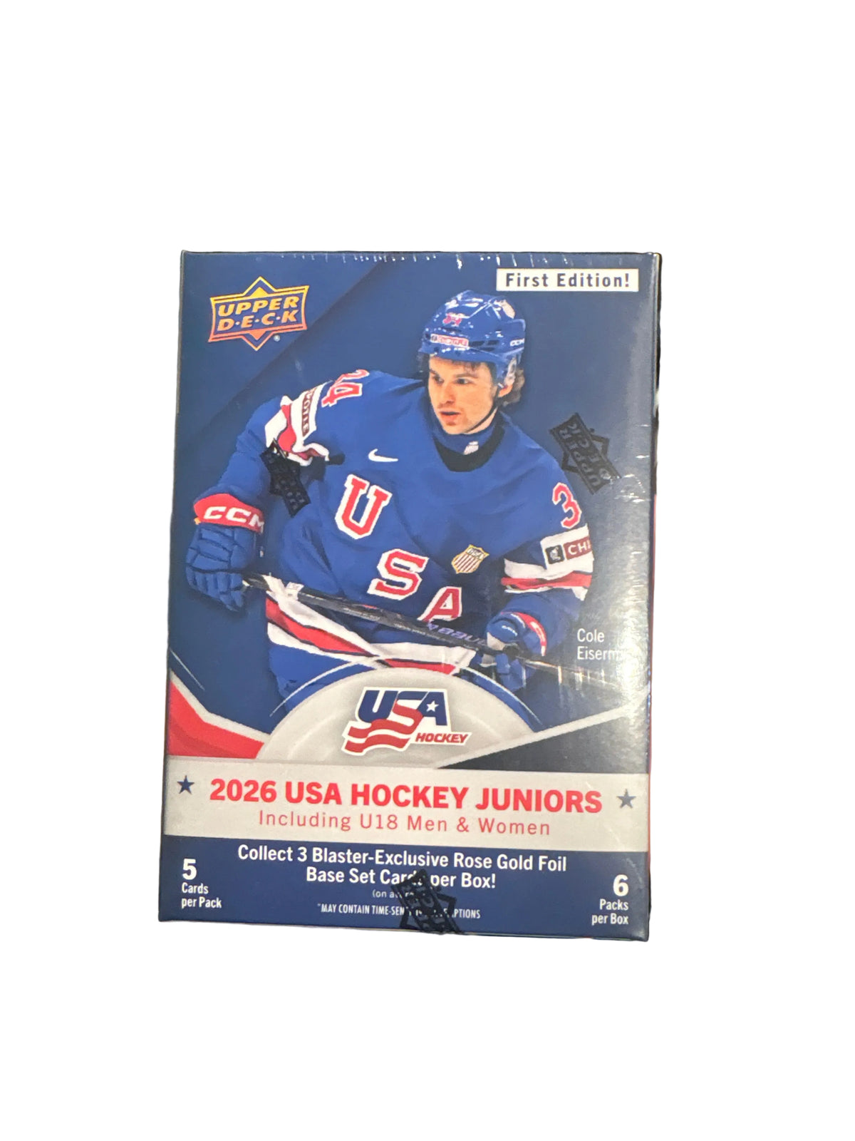 2026 Upper Deck USA Hockey Juniors Blaster a box