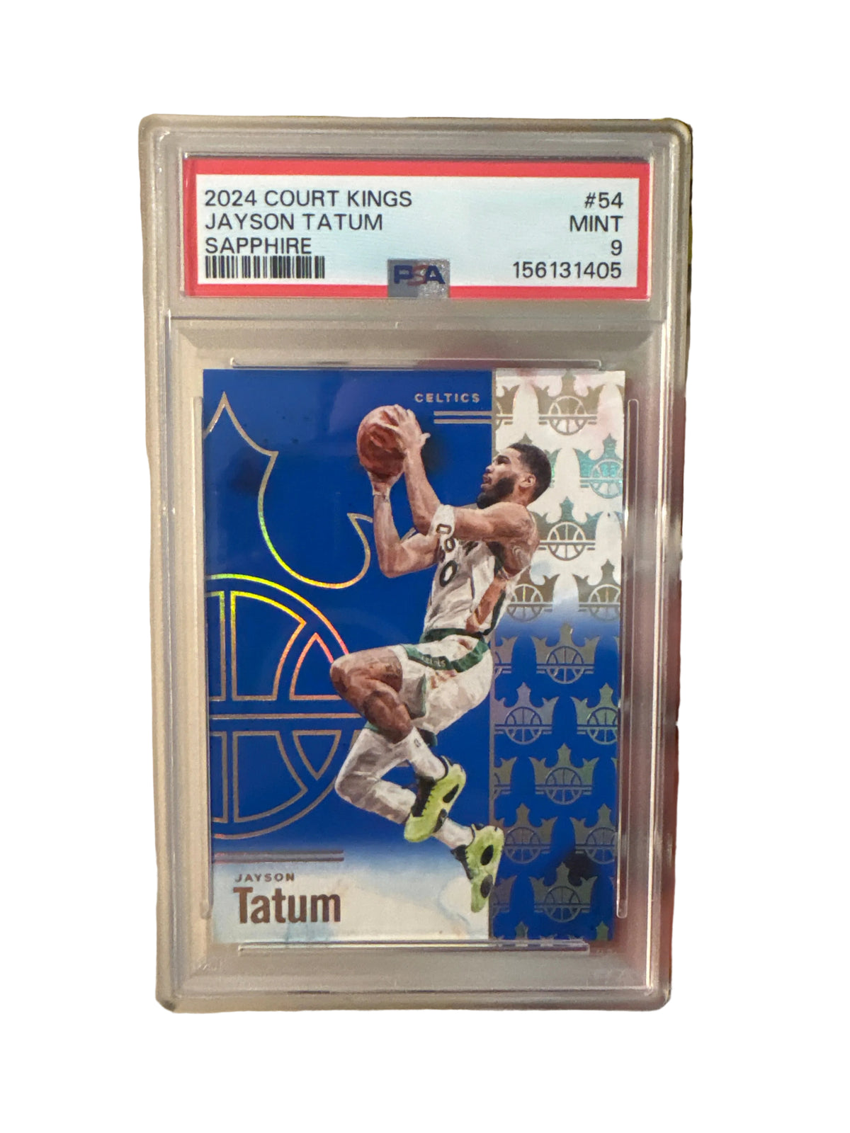 2024 Court Kings Jayson Tatum Sapphire #54 PSA 9